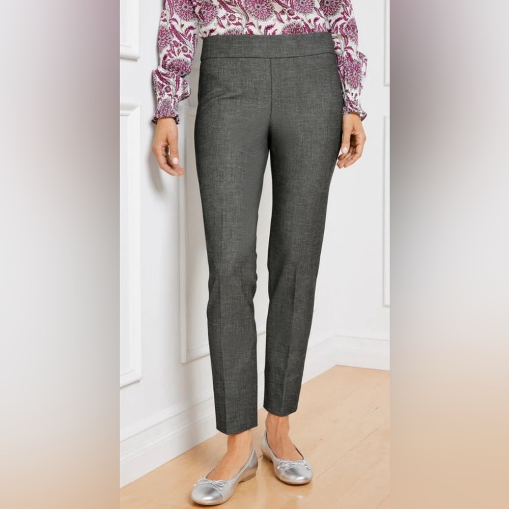 Talbots Gray Cropped Pants with Ankle Length